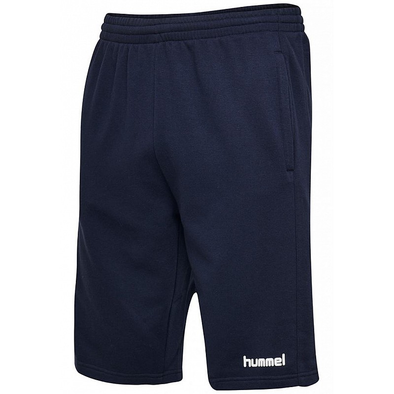 Шорты детские Hummel HMLGO KIDS COTTON BERMUDA SHORTS темно-синие фото товара