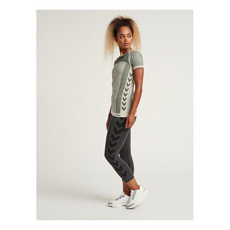 Футболка CLEA SEAMLESS T-SHIRT 208-080-1030-M/L Взрослые Женский СЕРЫЙ
