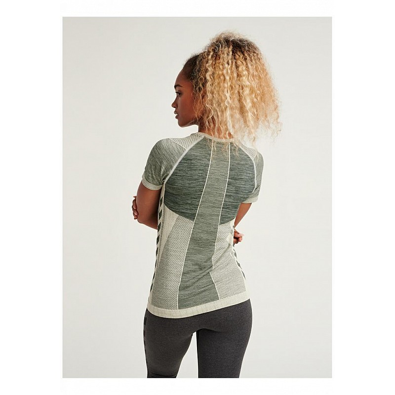 Футболка CLEA SEAMLESS T-SHIRT 208-080-1030-M/L Взрослые Женский СЕРЫЙ