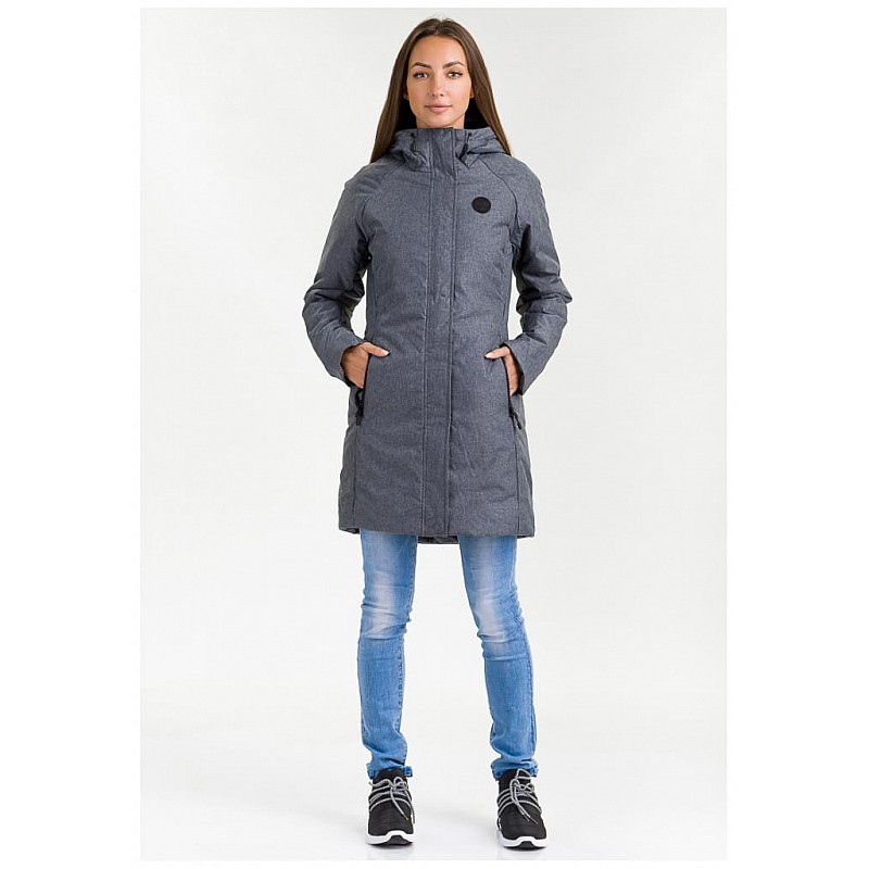 Пальто hmlABBOT COAT 203-735-2508-L Взрослые Женский ТЕМНО-СЕРЫЙ