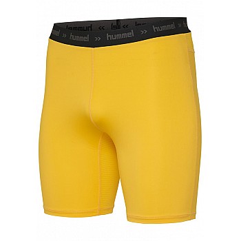 Шорты HML FIRST PERFORMANCE TIGHT SHORTS 204-504-5001-S Взрослые Мужской ЖЕЛТЫЙ - фото 2