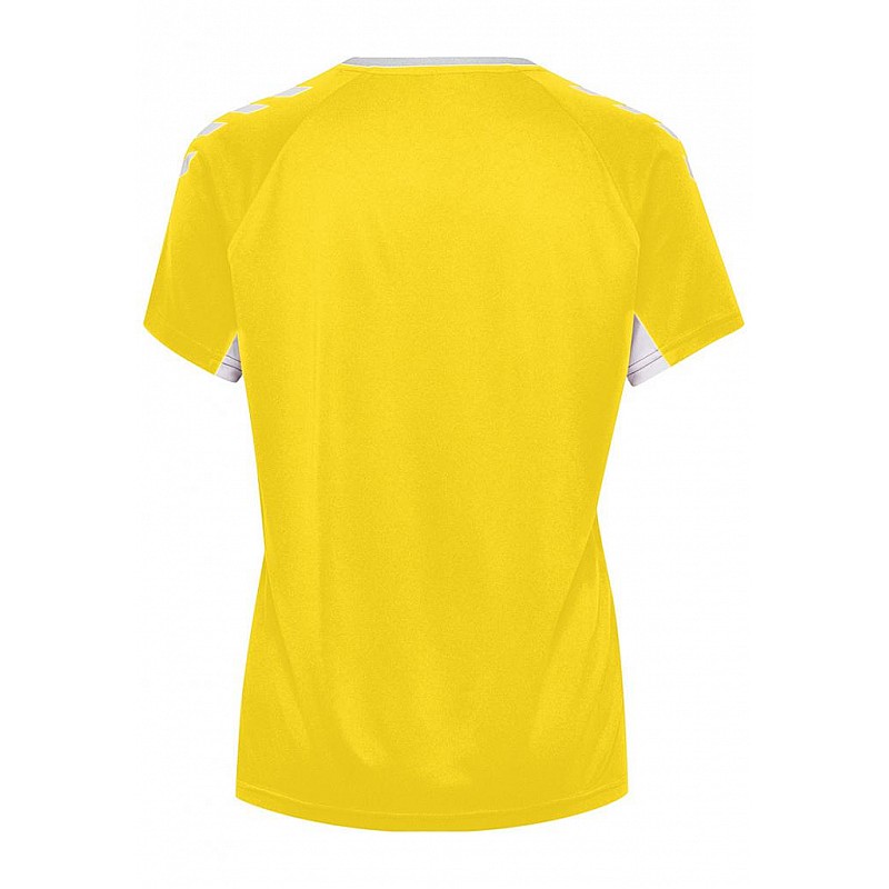 Футболка CORE TEAM JERSEY WOMAN S/S 203-438-5001-XS Взрослые Женский ЖЕЛТЫЙ