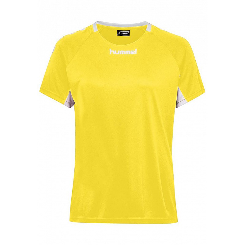 Футболка CORE TEAM JERSEY WOMAN S/S 203-438-5001-XS Взрослые Женский ЖЕЛТЫЙ