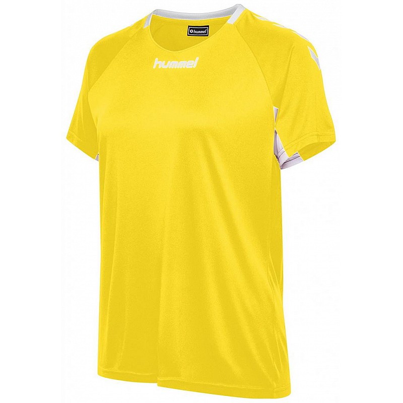 Футболка CORE TEAM JERSEY WOMAN S/S 203-438-5001-XS Взрослые Женский ЖЕЛТЫЙ