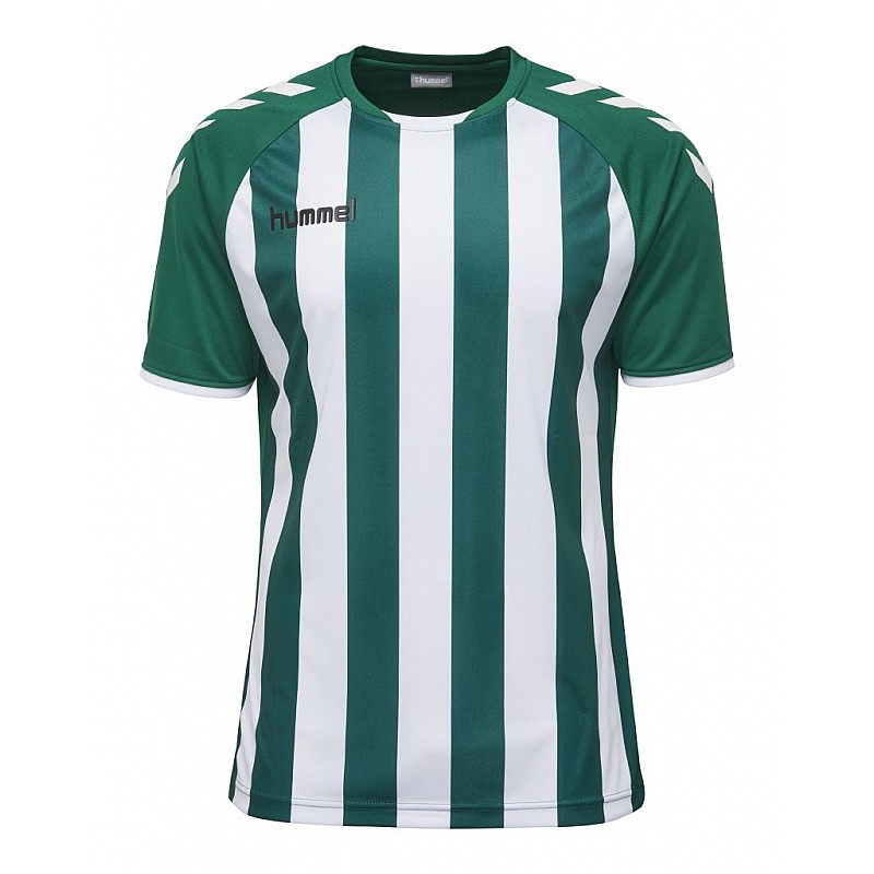 Футболка CORE STRIPED SS JERSEY 003-755-6131-L Взрослые Мужской ЗЕЛЁНЫЙ