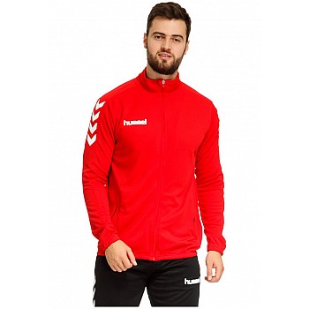 Кофта CORE POLY JACKET 036-893-3062-S Взрослые Унисекс КРАСНЫЙ - фото 2