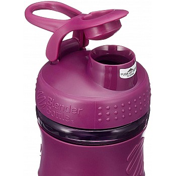 Спортивная бутылка-шейкер BlenderBottle SportMixer 20oz/590ml Plum (ORIGINAL) - фото 2