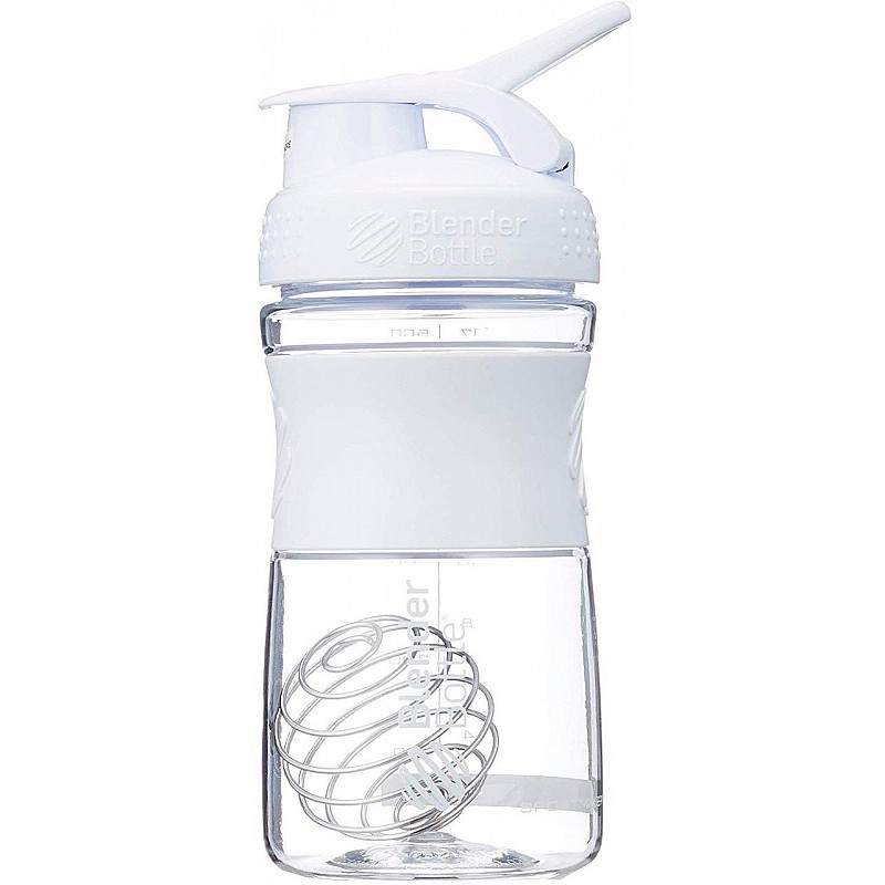 Спортивная бутылка-шейкер BlenderBottle SportMixer 20oz/590ml White (ORIGINAL)
