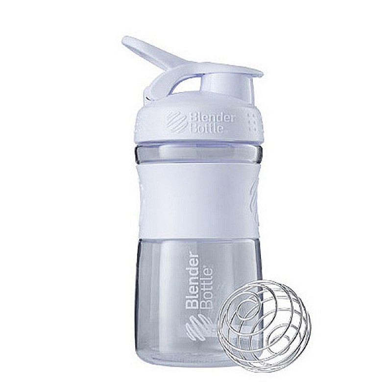 Спортивная бутылка-шейкер BlenderBottle SportMixer 20oz/590ml White (ORIGINAL)