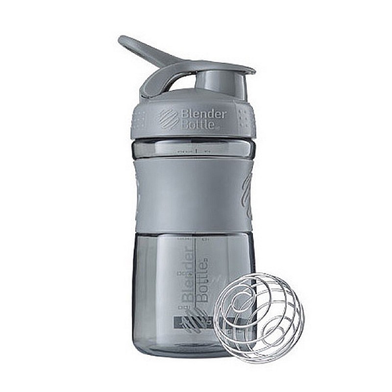 Спортивная бутылка-шейкер BlenderBottle SportMixer 20oz/590ml Grey (ORIGINAL)