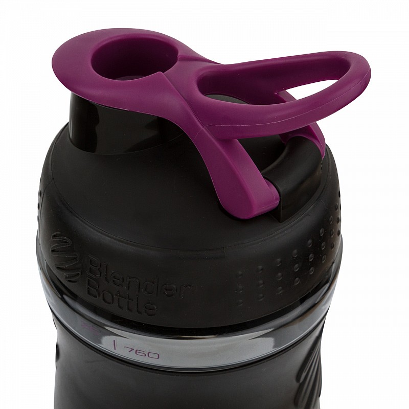 Спортивная бутылка-шейкер BlenderBottle SportMixer 20oz/590ml Black/Plum (ORIGINAL)