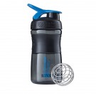 Спортивная бутылка-шейкер BlenderBottle SportMixer 20oz/590ml Black/Cyan (ORIGINAL)
