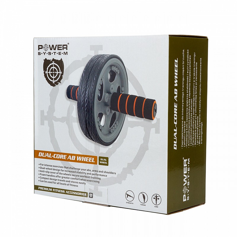 Колесо для пресса Power System Dual-Core Ab Wheel PS-4042