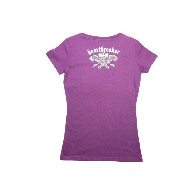 Футболка для фитнеса и бодибилдинга женская Power System Heart Breaker PS-8005 Purple S