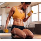 Гантель PowerPlay 4125 виниловая 1 кг