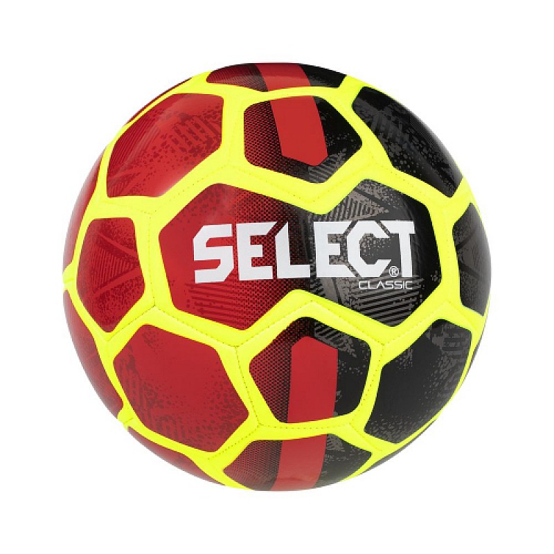 Мяч футбольный SELECT Classic (013) червон/чорний, 4