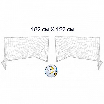 Футбольные ворота Yakimasport набор 2 шт 182x122x61 см Z77